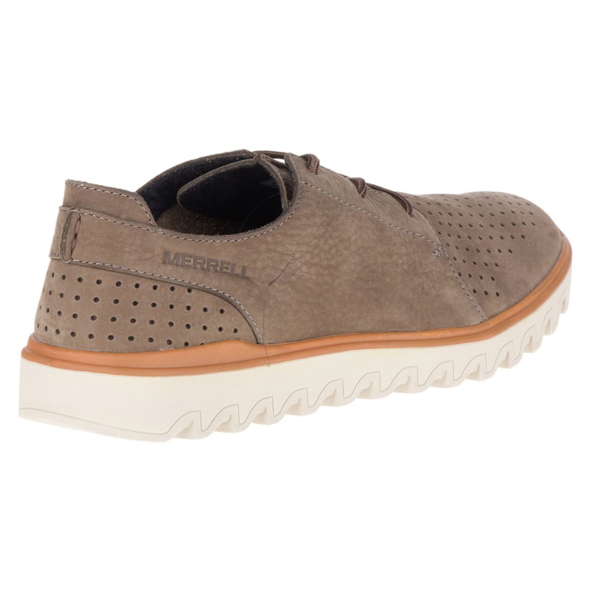 Basket Merrell Downtown Lace Marron Homme | G.M.CZCD